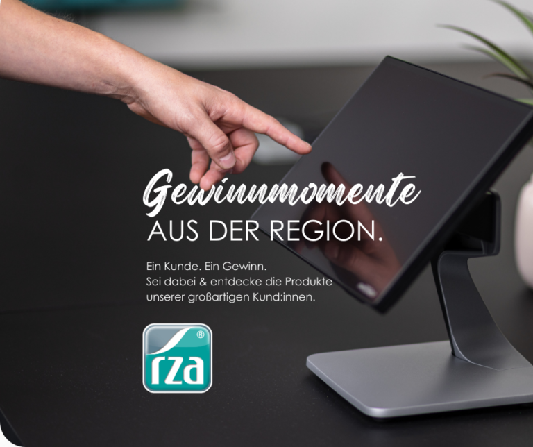 Touchbildschirm und Textdarstellung der Gewinnmomente aus der Region.